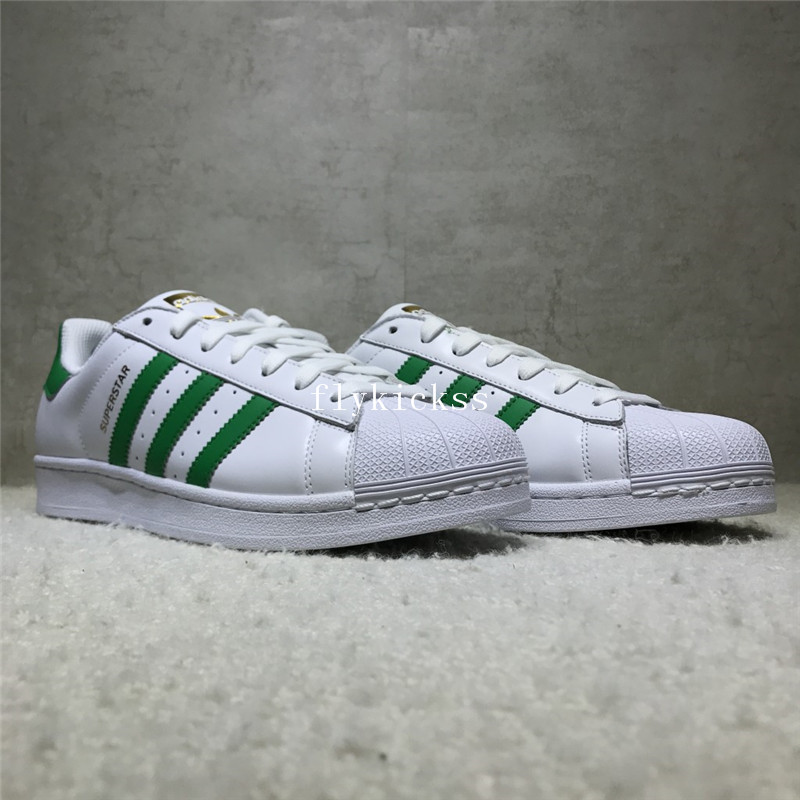 Adidas Superstar White Green BY3722